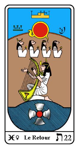 tarot egyptien 22
